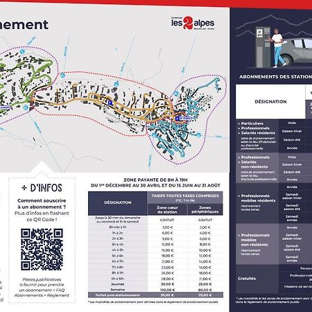 Studio 4 Personnes Vue Piste Les Deux Alpes Exteriér fotografie