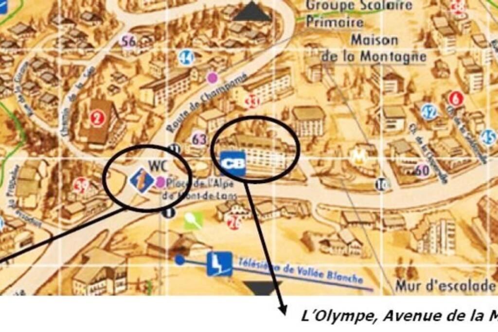 Studio 4 Personnes Vue Piste Les Deux Alpes Exteriér fotografie